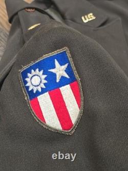 WWII Era US Army Officer 2 Jacket Uniform Grouping C-7898 5th Air Force CBI Ike