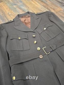WWII Era US Army Officer 2 Jacket Uniform Grouping C-7898 5th Air Force CBI Ike