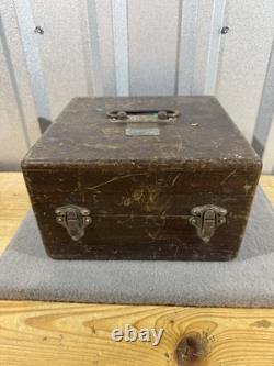 WWII Fairchild A-10 Aircraft Bubble Sextant Complete in Case USAF US Army Air