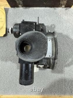 WWII Fairchild A-10 Aircraft Bubble Sextant Complete in Case USAF US Army Air