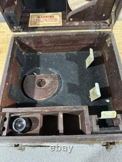 WWII Fairchild A-10 Aircraft Bubble Sextant Complete in Case USAF US Army Air