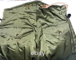 WWII Flight Trousers US Army Air Force B-17 Bomber Pants Type A-11 Olive Green