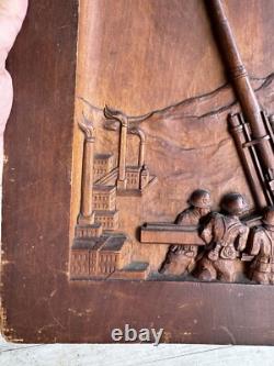 WWII German Luftwaffe folk art panel Army Air Corps