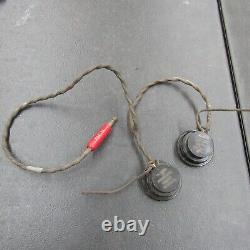 WWII HS-38 Head Set US Army Air Corps / Armored crew for soft helmet (HS)