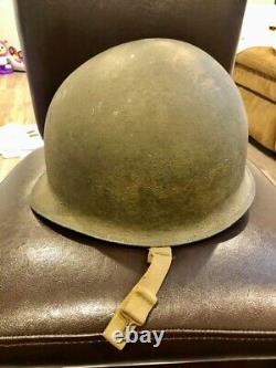 WWII IDd Fixed Bale Helmet of MIA presumed deceased Army Air Forces P-47 Pilot