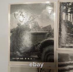 WWII Imperial Japanese Army Air Defense Photo Set AA Gun Searchlight 10