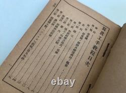 WWII Imperial Japanese Army Air Force Aerial Photography Training Manual 1941