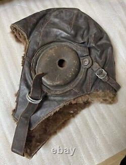 WWII Imperial Japanese Army Air Force Winter Flight Cap RARE Pilot Gear
