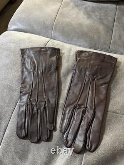WWII Imperial Japanese Army Air Service Leather Pilot Flight Gloves Vintage
