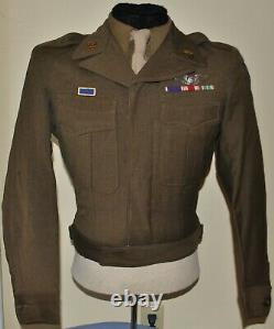 WWII Jacket Army Air Crew Wings, Training Command Tab with Bullion USAAF Patch