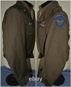 WWII Jacket Army Air Crew Wings, Training Command Tab with Bullion USAAF Patch