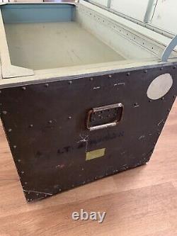 WWII Japanese Army Air Force Aluminum Trunk From End Of War Mitsubishi Kumamoto