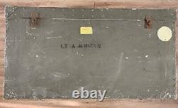 WWII Japanese Army Air Force Aluminum Trunk From End Of War Mitsubishi Kumamoto