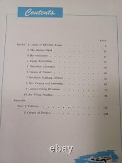 WWII Manual Army Air Forces Training Command Fighter Gunnery 1st Ed 1944 JRR6