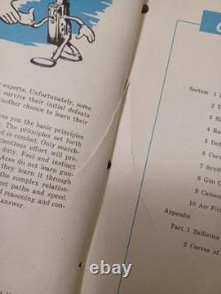 WWII Manual Army Air Forces Training Command Fighter Gunnery 1st Ed 1944 JRR6