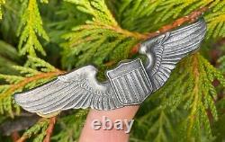 WWII Military Original USAF Army Air Corps Pilot Wings Sterling 925 Silver 3