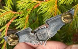 WWII Military Original USAF Army Air Corps Pilot Wings Sterling 925 Silver 3