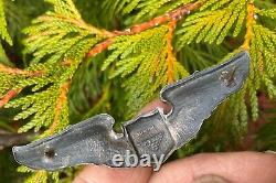WWII Military Original USAF Army Air Corps Pilot Wings Sterling 925 Silver 3