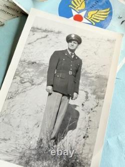 WWII Military Photo Lot Army Air Forces Portraits TAGS OCS Booklets Ephemera WW2