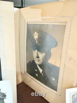 WWII Military Photo Lot Army Air Forces Portraits TAGS OCS Booklets Ephemera WW2