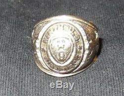 WWII NINTH U. S. ARMY AIR FORCE Solid 10k Gold Engraved Pilot Ring