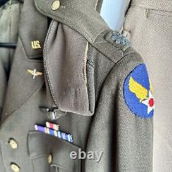 WWII Named Pilot Uniform Major Army Air Corps Coat & Pink Breeches
