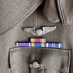 WWII Named Pilot Uniform Major Army Air Corps Coat & Pink Breeches