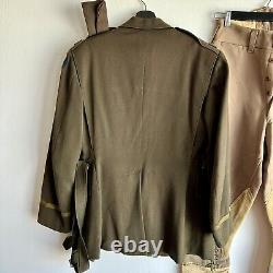 WWII Named Pilot Uniform Major Army Air Corps Coat & Pink Breeches