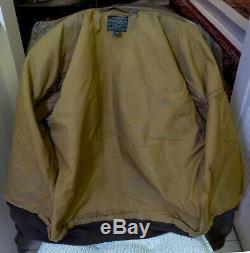 WWII Original, Exc Preserved, US Army Air Corps Named A-2 Flight Leather Jacket