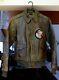 WWII Original US Army Air Corps Named A-2 Flight Leather Jacket