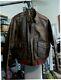 WWII Original US Army Air Corps Named A-2 Flight Leather Jacket #4