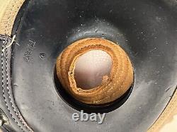 WWII Original US Army Air Forces Pilot Helmet Type AN-H-15 Large Bates Shoe Co