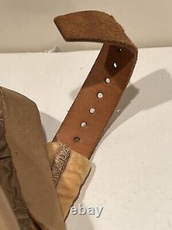 WWII Original US Army Air Forces Pilot Helmet Type AN-H-15 Large Bates Shoe Co