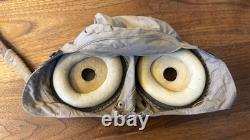 WWII Original US Army Air Forces Pilot Helmet Type AN-H-15 Medium Bates Shoe Co