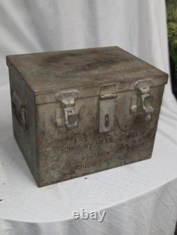 WWII P51 Mustang Compass Box Steel Army Air Force U. S. USAAF Military WW2