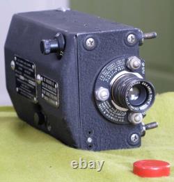 WWII P-38 Airplane Gun Sight Camera US Army Air Corps FAIRCHILD GSAP with Lens Cap