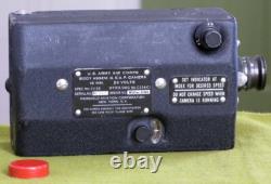 WWII P-38 Airplane Gun Sight Camera US Army Air Corps FAIRCHILD GSAP with Lens Cap