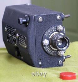 WWII P-38 US Army Air Corps Gunner Sight 16mm G. S. A. P. Camera with Lens Cap EXC