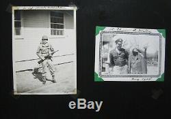 WWII Photo Album Harley Davidson Motorcycle Army Air Corps Eagle Squadron RAF