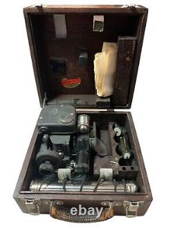 WWII Sextant US Army Air Force A-10A Aircraft Boxed Sextant Military Vintage