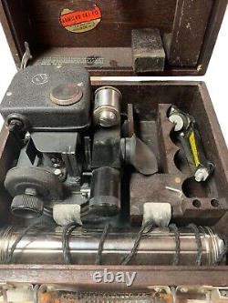 WWII Sextant US Army Air Force A-10A Aircraft Boxed Sextant Military Vintage