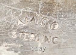 WWII Sterling Army Air Forces Observer Full Size 3 Inch Wings Badge by Amico WWII Sterling Army Air Forces Observer Full Size 3 Inch Wings Badge by Amico
