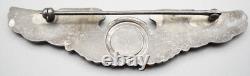 WWII Sterling Army Air Forces Observer Full Size 3 Inch Wings Badge by Amico