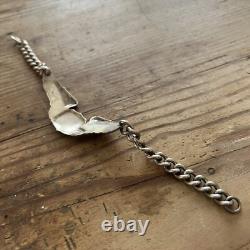 WWII Sterling Silver Bracelet Pilot Wing WW2 US Army Air Forces Sweetheart