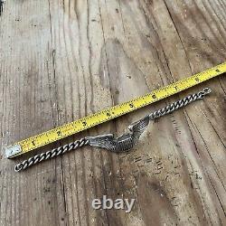 WWII Sterling Silver Bracelet Pilot Wing WW2 US Army Air Forces Sweetheart