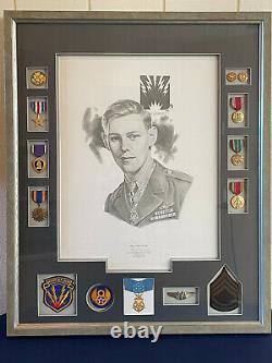 WWII TSgt Forrest Vosler Army Air Force Radio Operator MOH and PH Recipient Fram