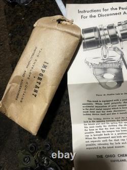 WWII Type A-14 Oxygen Mask MED Army Air Force AAF IN BOX NOS with manuals