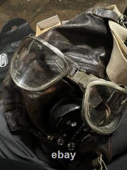 WWII Type A-14 Oxygen Mask MED Army Air Force AAF IN BOX NOS with manuals