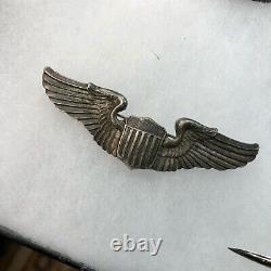 WWII USAAC Army Air Corps Sterling Pilot Wings Amcraft 3