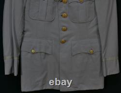 WWII USAAF Army Air Force Officers Uniform Coat Khaki Summer Weight'Goldstein-M